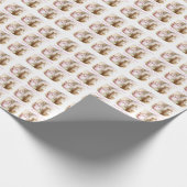 ベアトリックスの陶工、ベビーシャワー、カスタム ラッピングペーパー (角)