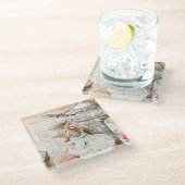 ベアトリックス聞・ポットの「テーラーへのネズミ」 ガラスコースター (アングル)