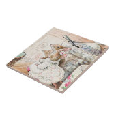 ベアトリックス聞・ポットの「テーラーへのネズミ」 タイル (側面)