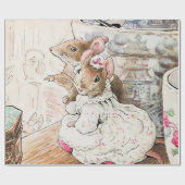 ベアトリックス聞・ポットの「テーラーへのネズミ」 ラッピングペーパー (フラット)
