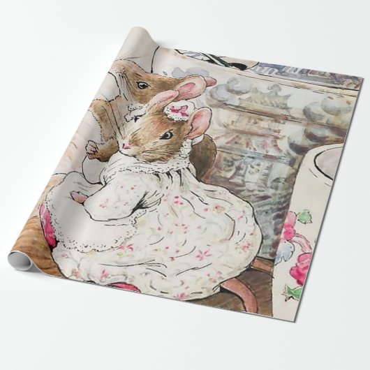 ベアトリックス聞・ポットの「テーラーへのネズミ」 ラッピングペーパー (アンロールド)