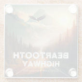 ベアトースハイウェイモンタナワイオミンイーグル ガラスコースター (裏面)