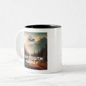 ベアトースハイウェイモンタナワイオミンイーグル ツートーンマグカップ (正面左)