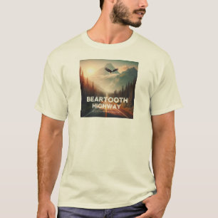 ベアトースハイウェイモンタナワイオミンイーグル Tシャツ