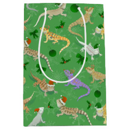 ベアドドラゴンモーフホリデーグリーン ミディアムペーパーバッグ