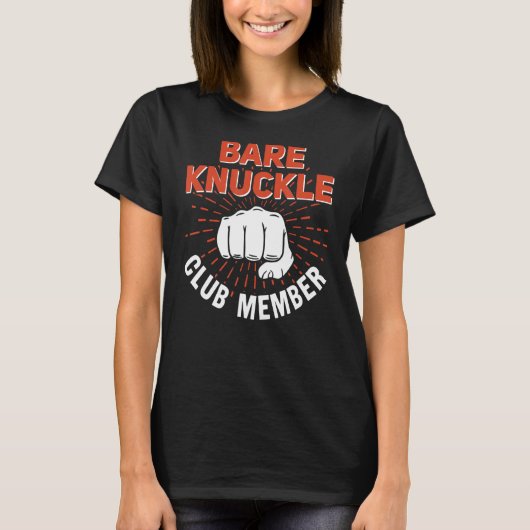 ベアナックルクラブ部材mmaケージファイター tシャツ (正面)