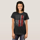 ベアナックルボクシング米国国旗7月5日4日 Tシャツ (正面フル)
