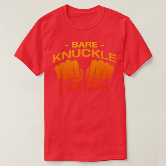 ベアナックル戦闘機スポーツ Tシャツ (デザイン正面)