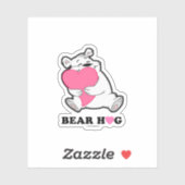 ベアハグカスタムカットのビニールシール シール (シート)