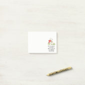 ベアハグハートかわいい水のカラーアートメッセージ ポストイット (デスク上)