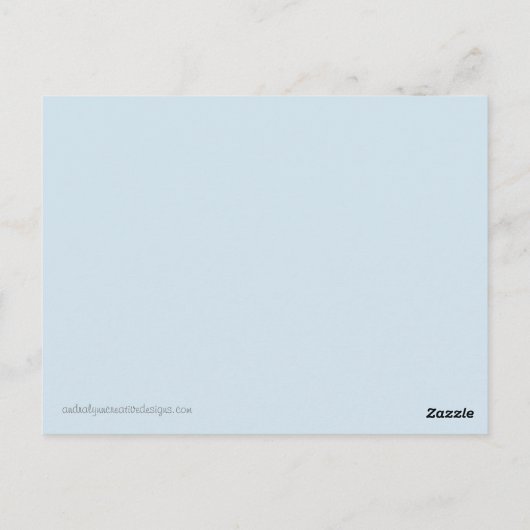 ベアハグ子供アートかわいいお洒落緑はがき ポストカード (裏面)