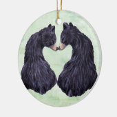 ベアハートオーナメント セラミックオーナメント (左)