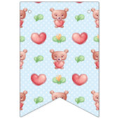 ベアハートコレクション – 青 バンティングフラッグ (第3の旗)