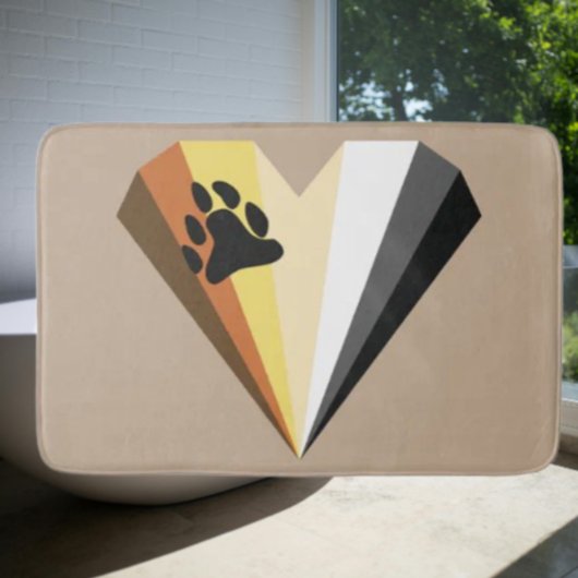 ベアハートプライドバスマット バスマット