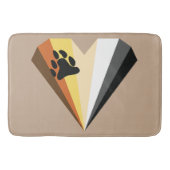 ベアハートプライドバスマット バスマット (正面)