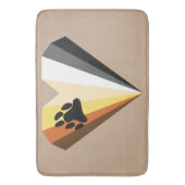 ベアハートプライドバスマット バスマット (正面縦)