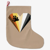 ベアハートプライドホリデーストッキング ラージクリスマスストッキング (正面)