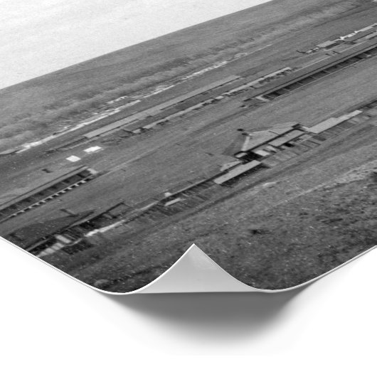 ベアバターを背景にしたフォートミード ポスター (角)