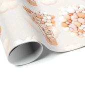 ベアバルーンのラッピング紙 ラッピングペーパー (ロールコーナー)