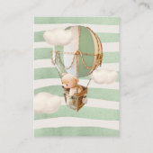 ベアバルーンベビーブックエンクロージャカード エンクロージャーカード (裏面)