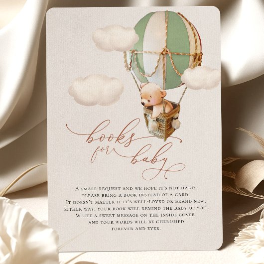 ベアバルーンベビーブックエンクロージャカード エンクロージャーカード
