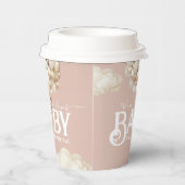 ベアバルーン心待ちベビーガールシャワー 紙コップ (右)