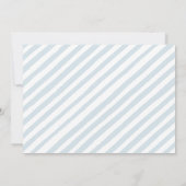 ベアバルーン男の子のシャワー写真の招待状 招待状 (裏面)