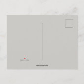 ベアバレンタインデーハートカード招待状 インビテーションポストカード (裏面)