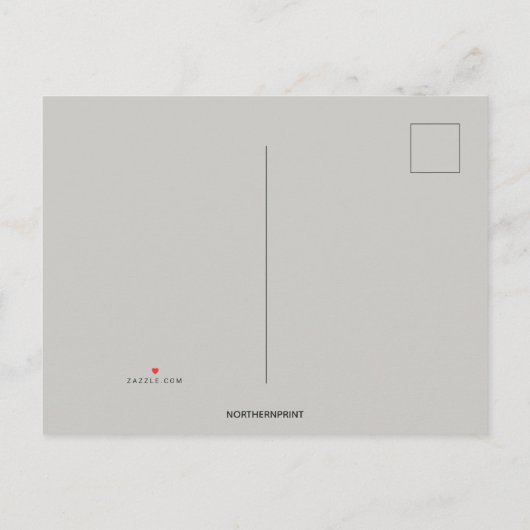 ベアバレンタインデーハートカード招待状 インビテーションポストカード (裏面)