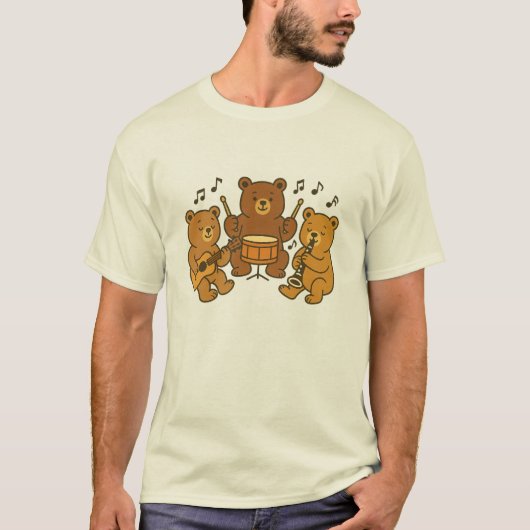 「ベアバンド」Tシャツ Tシャツ (正面)