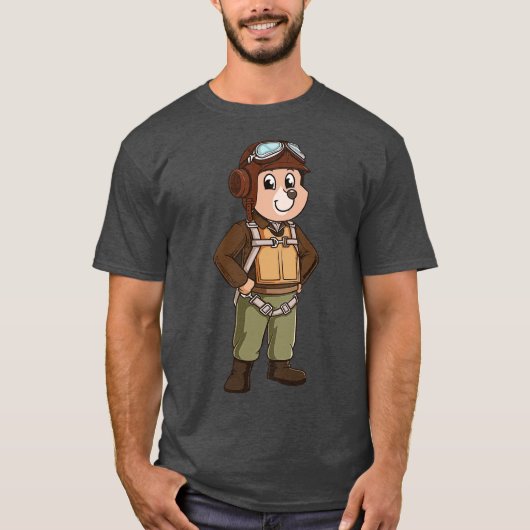 ベアパイロットアビエーター2 Tシャツ (正面)