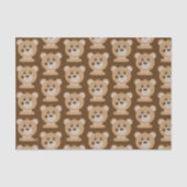 ベアパターンウッドランドベビーシャワーティッシュペーパー 薄葉紙 (正面)