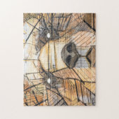 ベアパターンパズル壁画アートワーク複合ジグソー ジグソーパズル (縦)