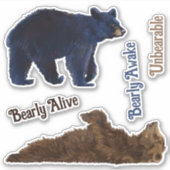 ベアパンステッカーコレクション シール (正面)