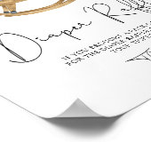 ベアパンダおむつラッフル ポスター (角)