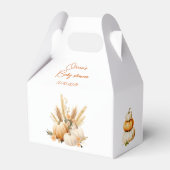 ベアパンプキンベアリー待ちベビーシャワービーフボックス フェイバーボックス (裏面サイド)