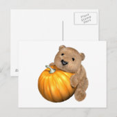 ベアパンプキン ポストカード (正面/裏面)