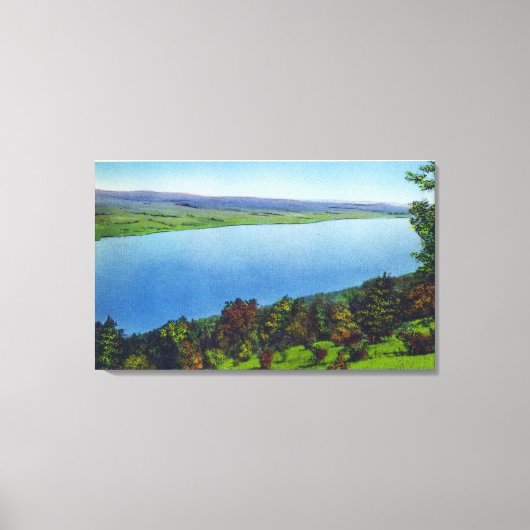 ベアヒルビューオブカナンダガイグアレイク キャンバスプリント (正面)