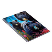 ベアファミリーのコラージュ ノートブック (右側)