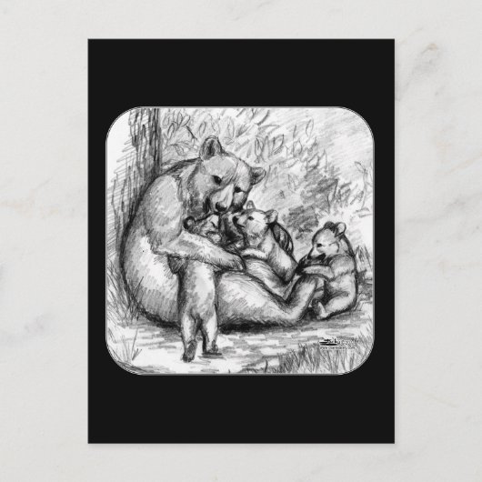 ベアファミリー ポストカード (正面)