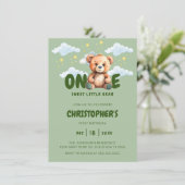 ベアファースト誕生日招待状 招待状 (スタンド正面)