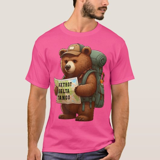 ベアフォクトロツデルタタンゴスベおもしろいアー Tシャツ (正面)