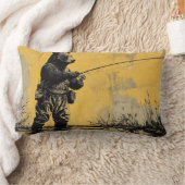 ベアフライ釣り装飾用クッション ランバークッション (ブランケット)