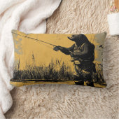 ベアフライ釣り装飾用クッション ランバークッション (ブランケット)