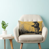 ベアフライ釣り装飾用クッション ランバークッション (椅子)