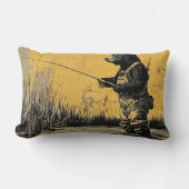 ベアフライ釣り装飾用クッション ランバークッション (正面)