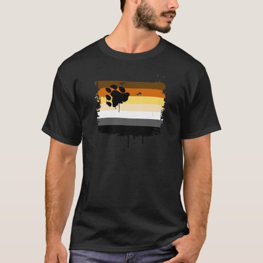 ベアフラグドリッピング Tシャツ (正面)