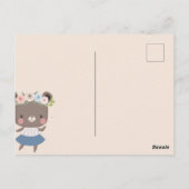 ベアフラワーガール提案カード ポストカード (裏面)