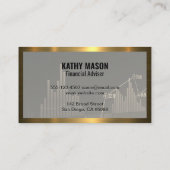 ベアブルロゴ |株式 |金ゴールド縁ど 名刺 (裏面)