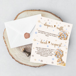 ベアブルーブックスベビー&おむつラッフル エンクロージャーカード